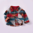 1-10Years Baby Jacquard Loose-Fit Jacket Boys Girls Autumn/Winter