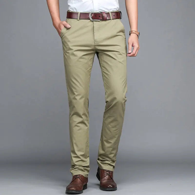 Summer Men Pants Streetwear Male Clothing Casual Straight Trousers
