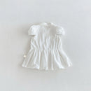 Kids Girls Summer Dress | Preppy Style Princess Dress for Children