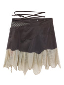 Summer Women Gothic Mini Patchwork Skirt