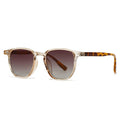 Square Men Sunglasses Red Blue Shades UV400 Women Punk Rivets Sun Glasses