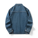 Men's Casual Denim Jacket Style Loose Workwear Jacket Top