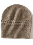 Winter Women's Cashmere Hats Causal Outdoor Warm Beanies Hat Female Solid Knitted Skullies Cap
