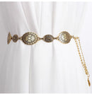 Vintage Metal Waist Chain Women's Ethnic Bohemian Belt For Women