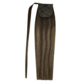 Straight Ponytail Magic Wrap Around Clip In Hair Extensions Unprocessed Human Hair Extensions 10-26 Inches