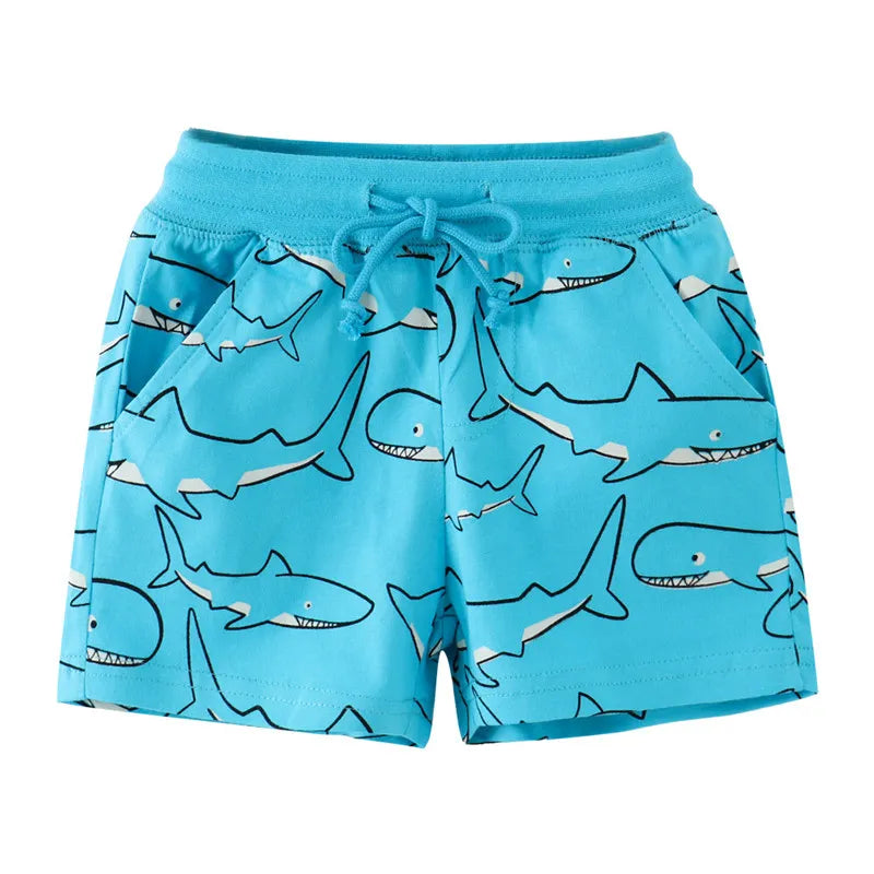 Dinosaurs Boys Girls Shorts Drawstring Baby Trousers Pants Toddler Kids Short Pants