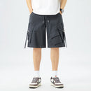 Men's Cargo Shorts Elastic Waist Casual Summer Shorts