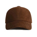 Genuine Leather Black/Brown Baseball Caps Casual Adjustable