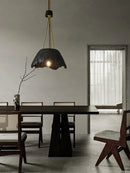Nordic Vintage Hemp Rope Chandelier Pendant Lights Designer Homestay Study Bedside Hanging Lamp Fixture