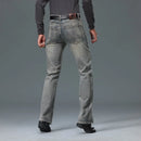 Flared Jeans For Male Pants Men Leg Fit Classic Denim