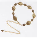 Vintage Metal Waist Chain Women's Ethnic Bohemian Belt For Women