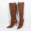 Knee High Women Boots Wide Ankle Strap Plush For Winter Ladies Boots Custom Shaft Length