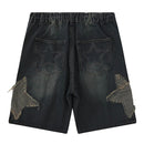 Short Jeans Men Streetwear Baggy Denim Shorts