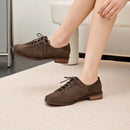 Women Loafer Lace-up Spring Shoes Women Genuine Leather Women Oxford Shoes