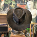 Wool Distressed Men's Jazz Top Hat Curling  Autumn And Winter Hat