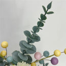 Easter Decoration Artificial Egg Tulip Flower Branch Daisy Flower DIY Bouquets for Easter Party Home Table Decors