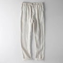 Summer Linen Pants Men Trousers Wide Clothing Thin Men's Casual Pants