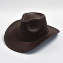Hat Faux Leather Gentleman Jazz Hats for Men Women Panama Hat