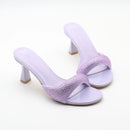 Rhinestone Slippers Ladies Slides Summer Female Open Toe Elegant Dress Shoes Sandals for Women