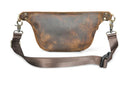 Leather Travel Retro Fanny Waist Belt Bag Chest Pack Case For Men