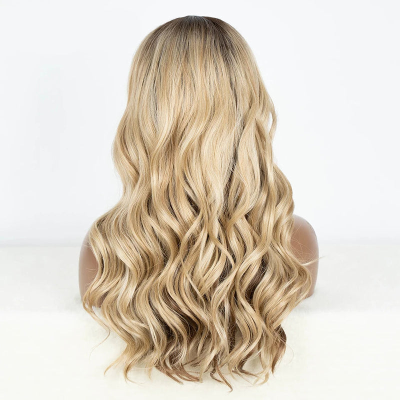 Noble Lace Front Wig Baby Hair Wig Long Wavy  Hair Lace Wig For Women