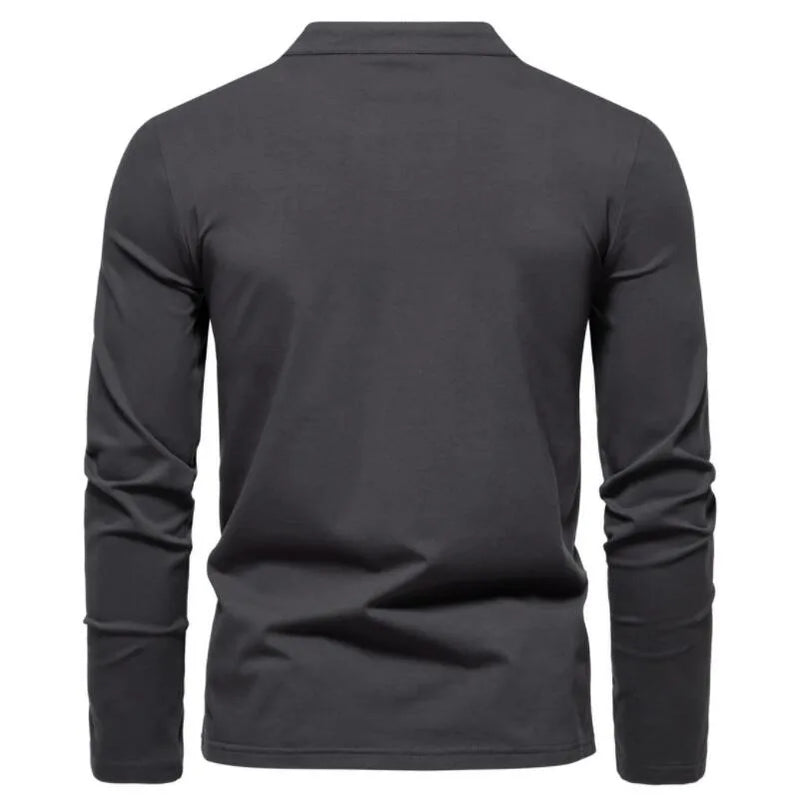 Clothing Men's Long Sleeve T-shirts Slim Fit Casual T-shirt