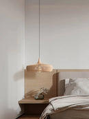 Wood Pendant Lights Modern Home Decor Living Room Ceiling Lighting Fixtures Walnut Wood