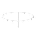 925 Sterling Silver Body Waist Chain Adjustable Body Belly Chain for Women Summer Jewelry