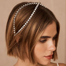 Bridal Hairband Rhinestone Headband Bride Wedding Hair Accessories Women Crystal Hair Bands
