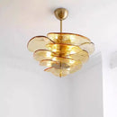 Pink Chandelier French retro Chandelier Dining Room Lamp American Glass Lamp Light Luxury