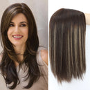 Hand Tied Silk Base Real Hair Same Hair Length for Women