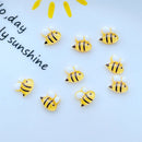 Kawaii Cute Cartoon Mini Honeybee Flat Back Resin Cabochons Scrapbooking DIY Jewelry Craft Decoration Accessories