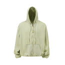 Hooded Denim Jacket Streetwear Lapel Windbreaker Autumn Jeans Coat Oversized