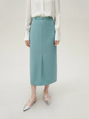 Skirt Women Spring Mid Length Black Blue Women Casual Loose Skirts