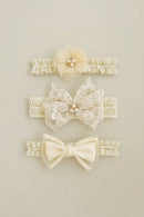 Princess Lace Florwers Bowknot Baby Headbands Elastic Girl Hair Bands Newborn Infant Accessories