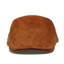 Leather Beret Caps Man Casual Fitted