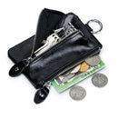 Multifunction Key Card Coin Wallet Leather Pouch Outdoor