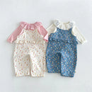 Girls' Lace Overalls Autumn Baby Casual Pants Children's Autumn Pants