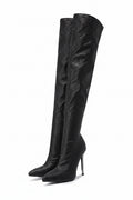 Women Over the Knee Boots Pole Strippers Ladies Shoes