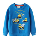 Boys Girls Sweatshirts Animals Hooded Shirts Kids Clothes Long Sleeve Autumn Tops