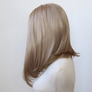 Short Honey Blonde Bob Wig Front Wig Long Straight Lace Front Wig Pre Plucked Hair