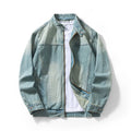Men's Casual Denim Jacket Style Loose Workwear Jacket Top