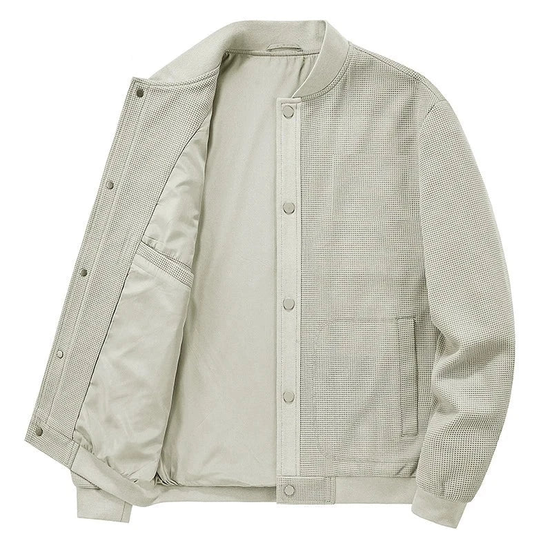 Men's Jacket Casual Men Outwear Windbreaker Waffle Coats Male Sportswear Baseball Jackets Clothing
