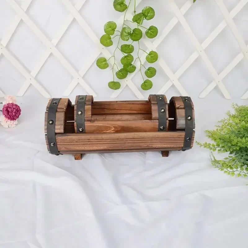 Flower Pots Transplanting Gardening Planting Plant for Home Garden Plants Nursery Cup Transplant Flower Wooden Plant Pots