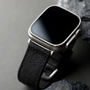 Handmade double-layer canvas strap compatible For Apple Watch men's thick Ultra S13 Watchband