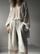 Women's Cardigan Spring Summer Thin Loose Casual Retro Ladies Jacket