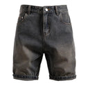 Men Summer Retro Casual Denim Shorts Slim Fit Comfortable Denim Shorts