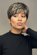 Black Short Afro Curly Pixie Cut Wig  Short Human Hair Wig Hair