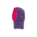 Mink Fur Women Winter Hat Knitted Hooded Caps Outdoor Warm One-Piece Neck Collar Beanies Cap