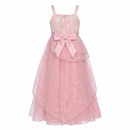 Girl Dress Flower Embroidered Bow Princess Dress Children Christmas Birthday Party Dress Girl Dress